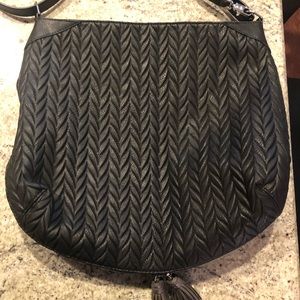 Stella & Dot Zip Top Hobo